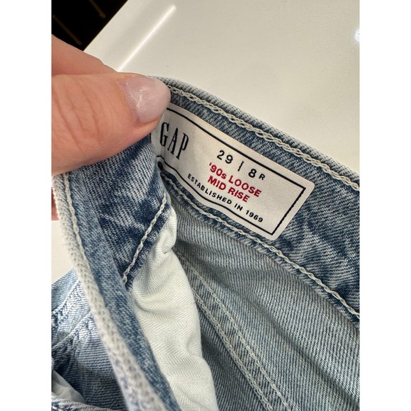 Gap 90's‎ loose mid rise size 29 8R - Picture 3 of 4